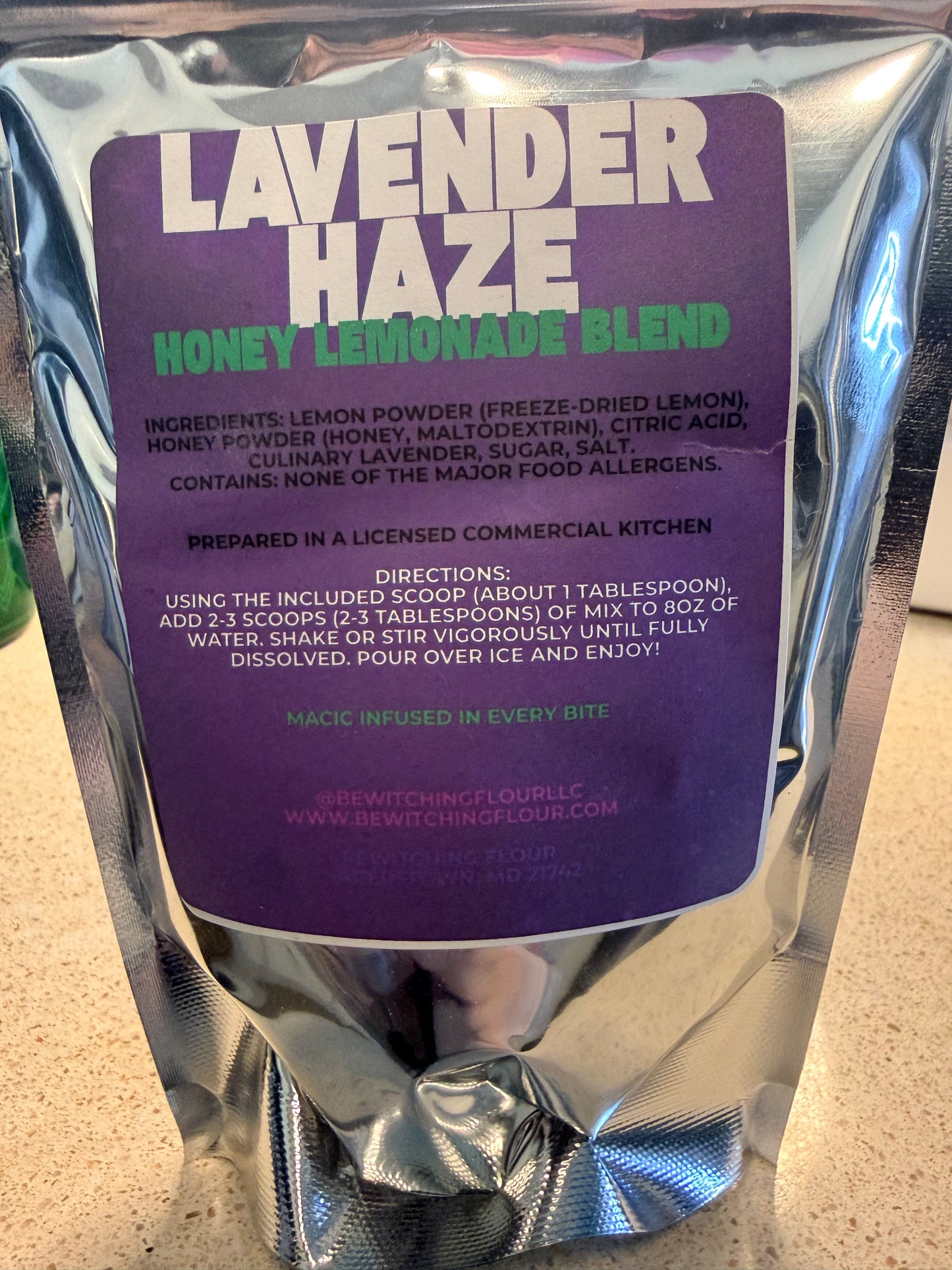 Lavender Haze Honey Lemonade Fresh - Bewitching Flour